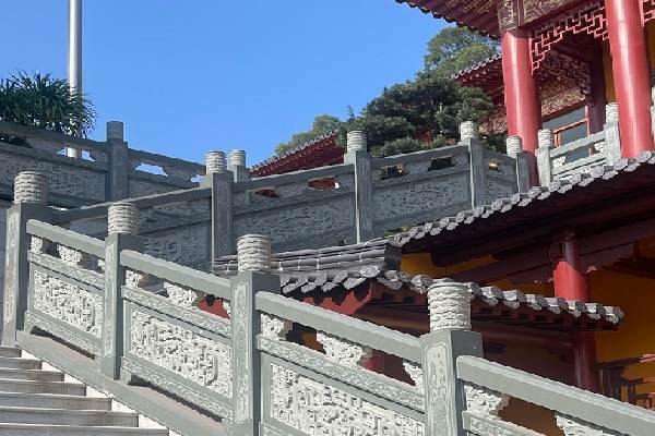 大连河道石栏杆来图定制 案例 2
